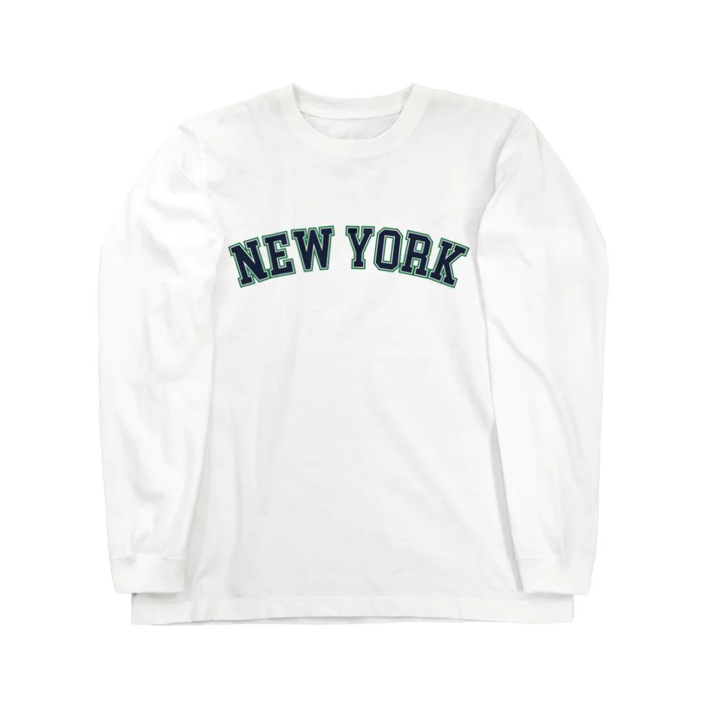 The pink punxのNEW YORKロゴプリント Long Sleeve T-Shirt