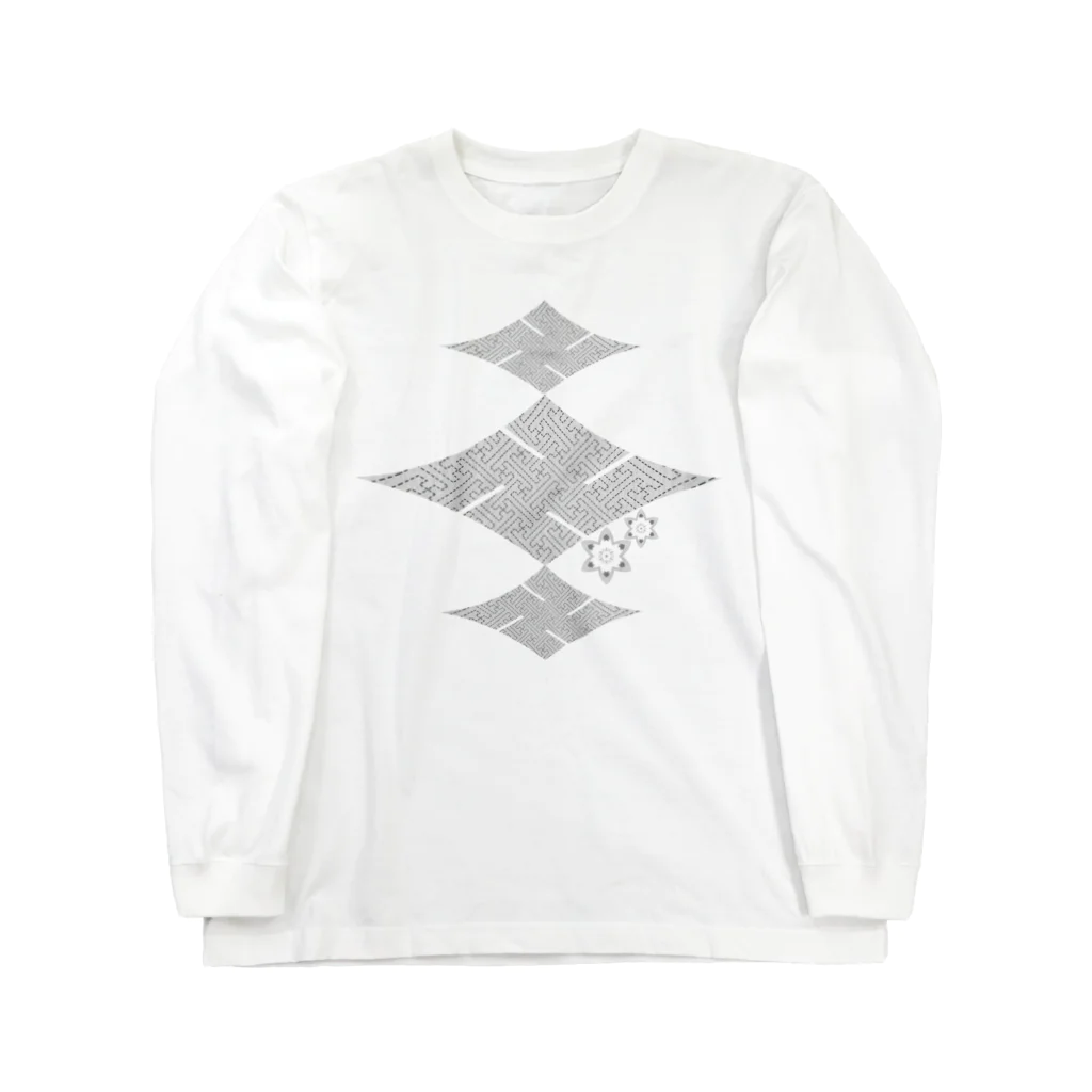 RMk→D (アールエムケード)の楼卍(ロマン)の灰 Long Sleeve T-Shirt