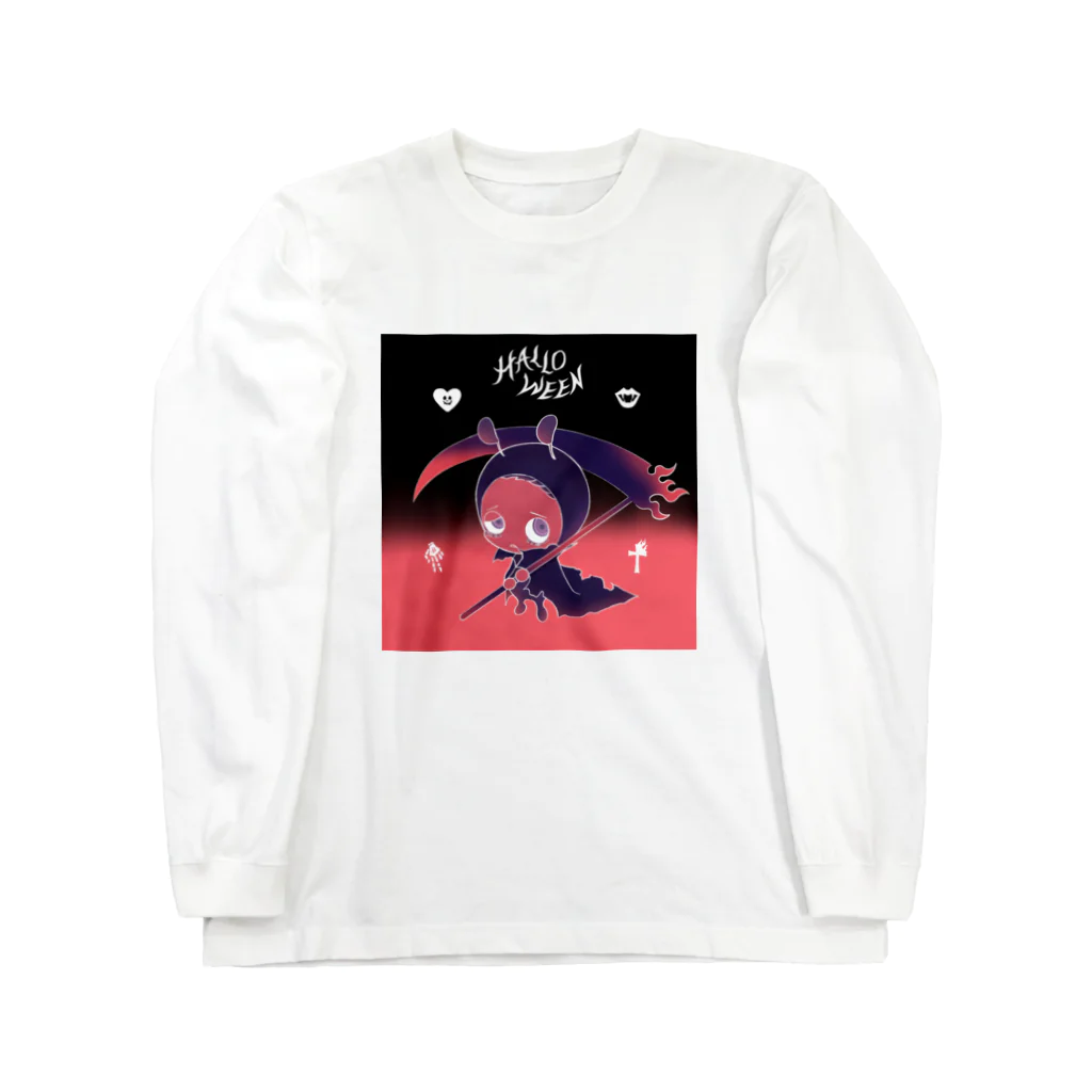 POYOのHalloween・アンラッキーくん Long Sleeve T-Shirt