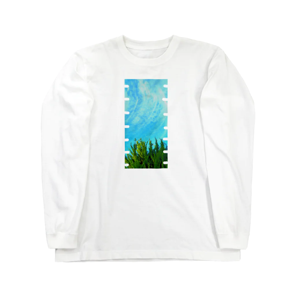 MUGURa-屋の無題　空へ Long Sleeve T-Shirt