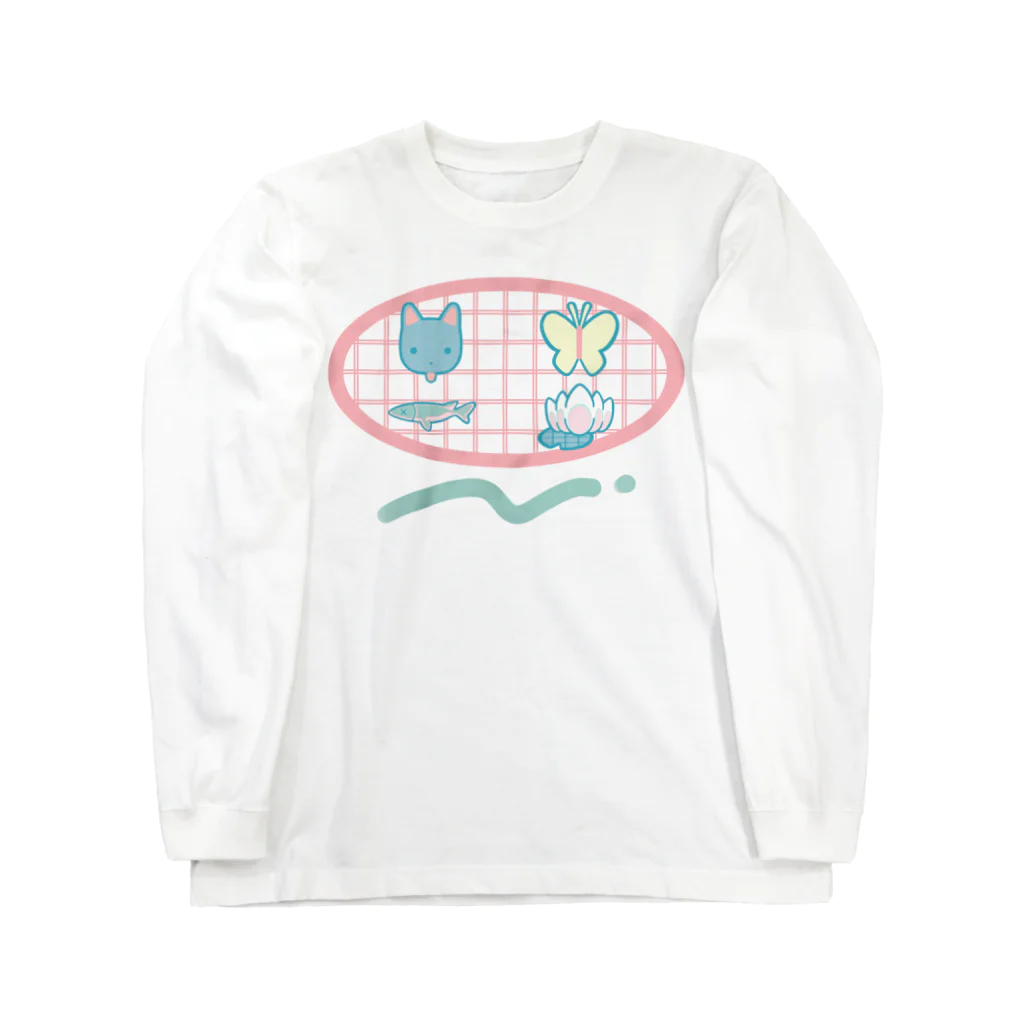 Tomei_Ningenのおだやかな時間　ねこ Long Sleeve T-Shirt