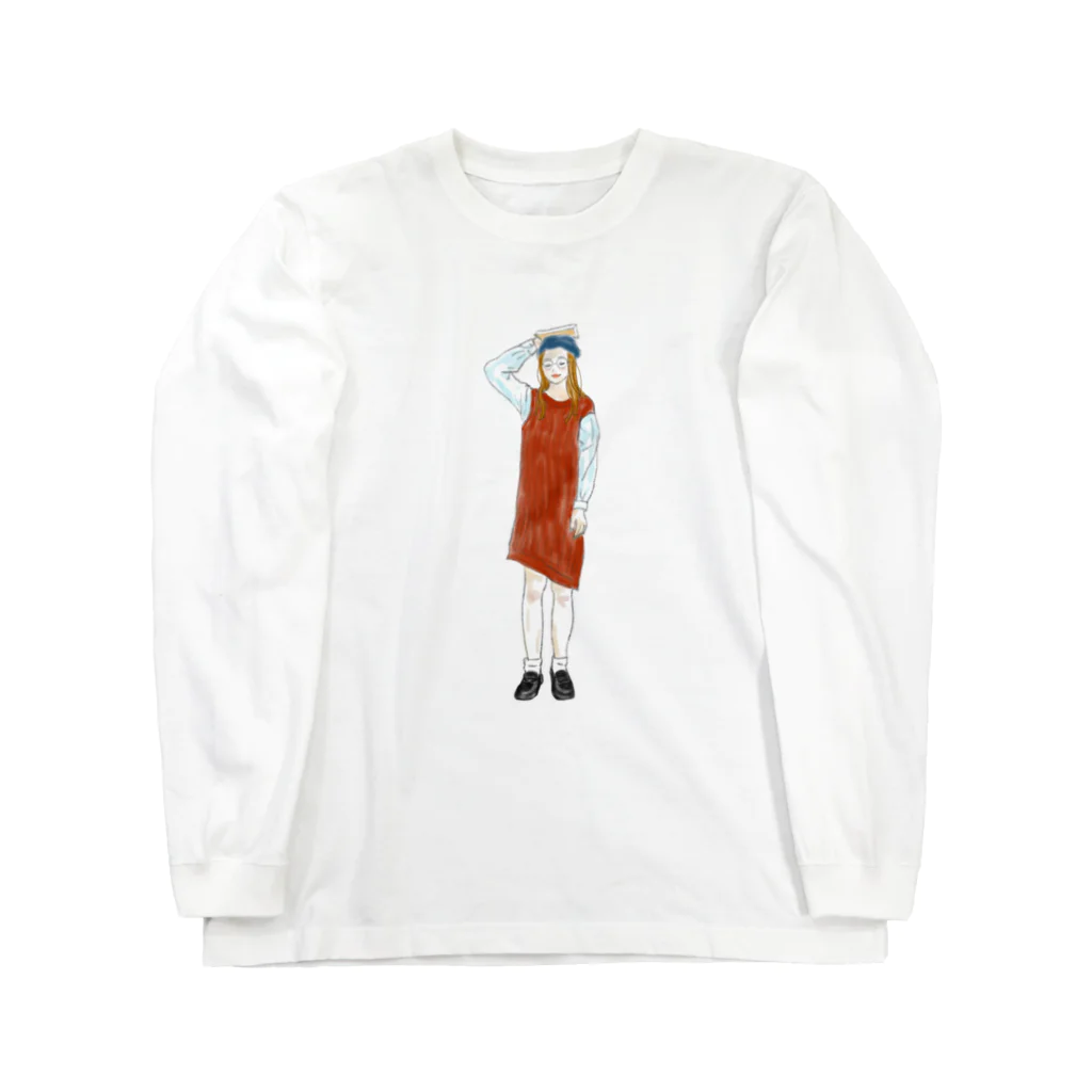 atelier pokkeの読書の秋 Long Sleeve T-Shirt