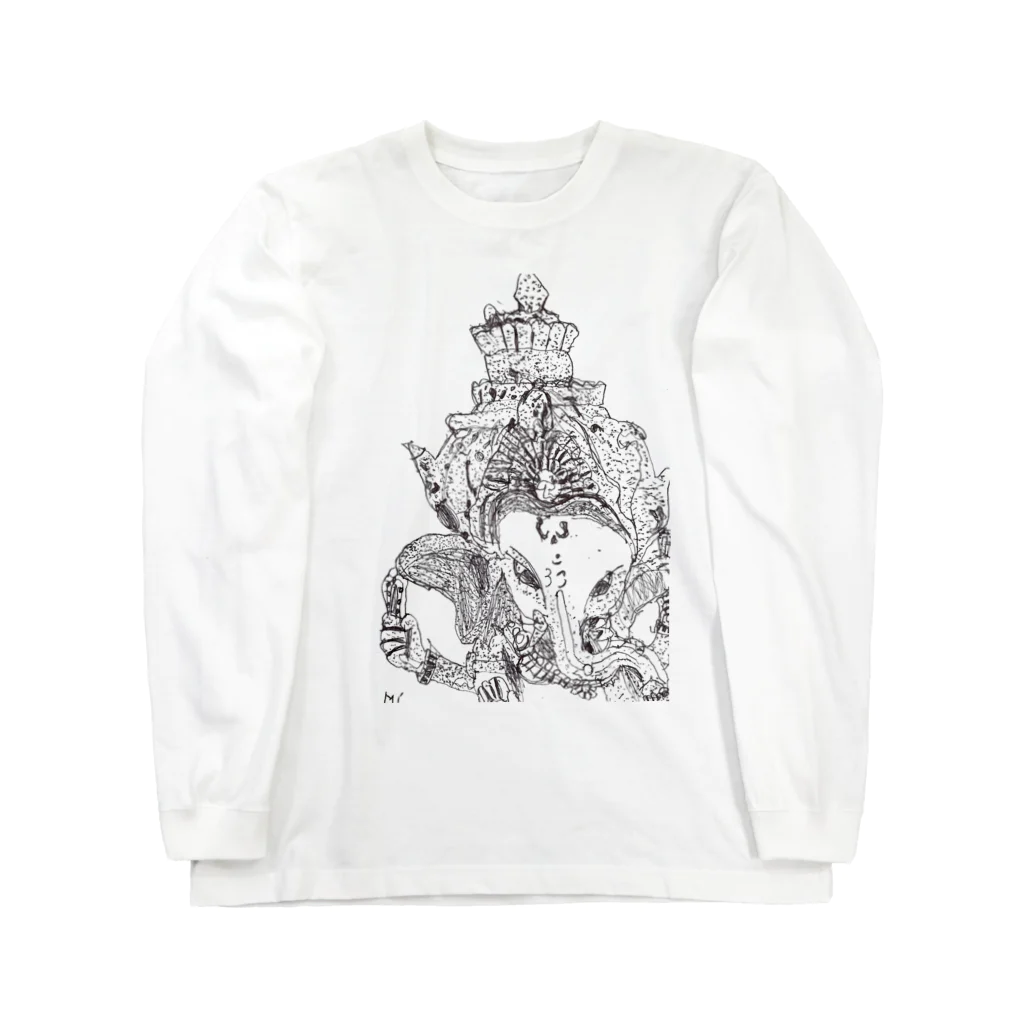 気まぐれmiのガネーシャさま Long Sleeve T-Shirt