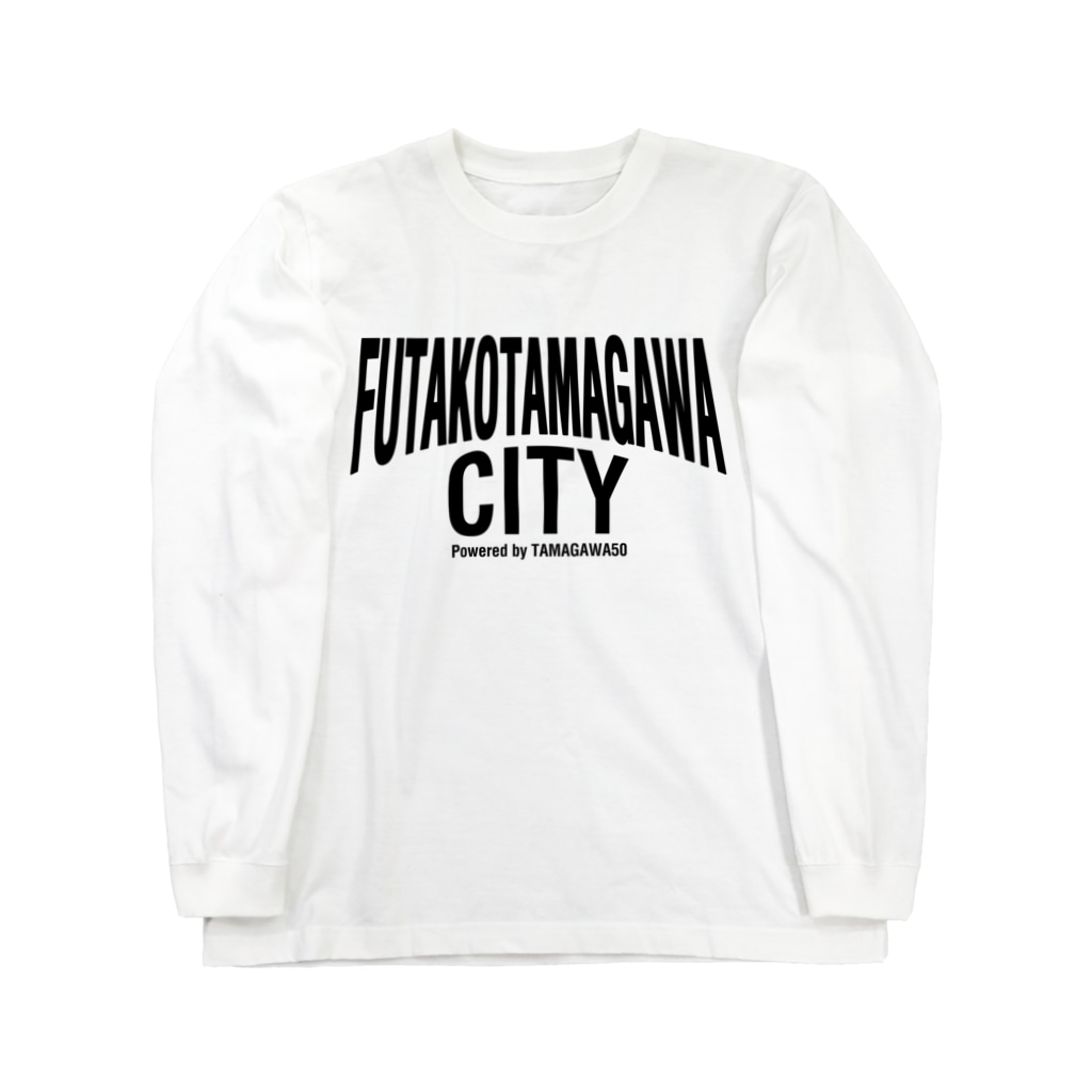 たまがわ50のFUTAKOTAMAGAWA CITY Long Sleeve T-Shirt