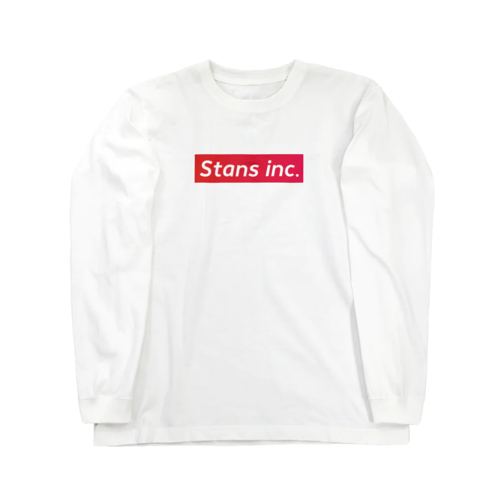 stansのStans T-shirt red ロングスリーブTシャツ