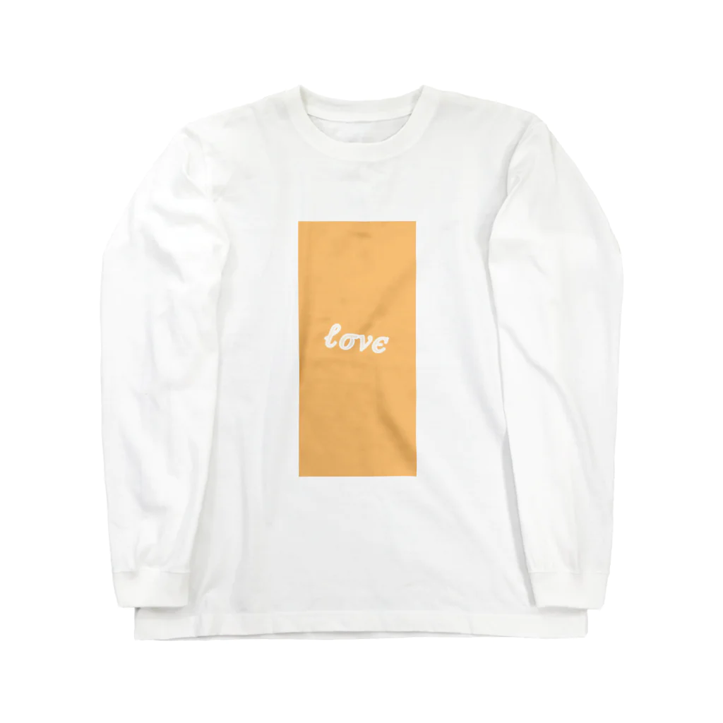 SummerのLove_orange ロングスリーブTシャツ