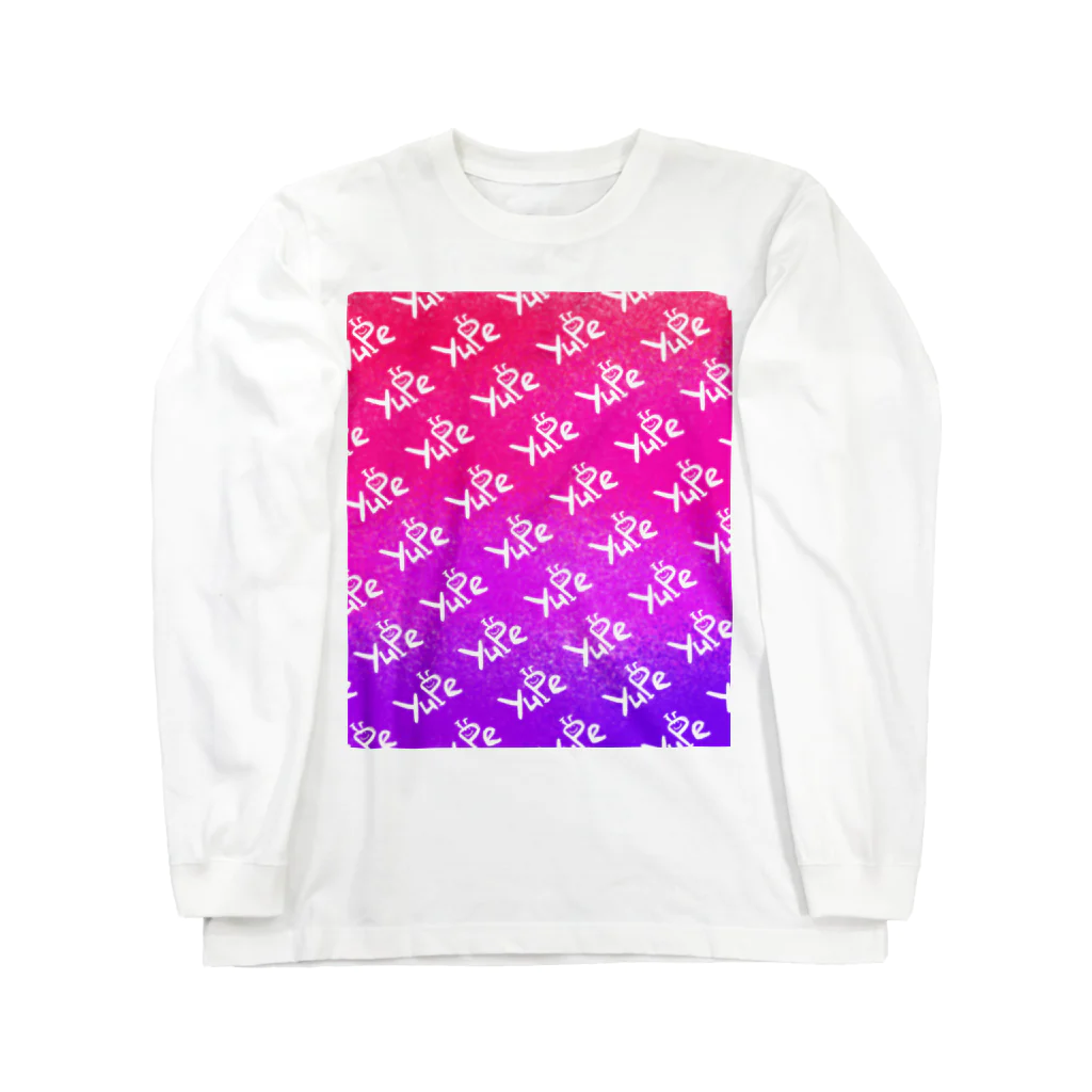 オリジナルショップ  yupeのyupe pink グラデーション Long Sleeve T-Shirt