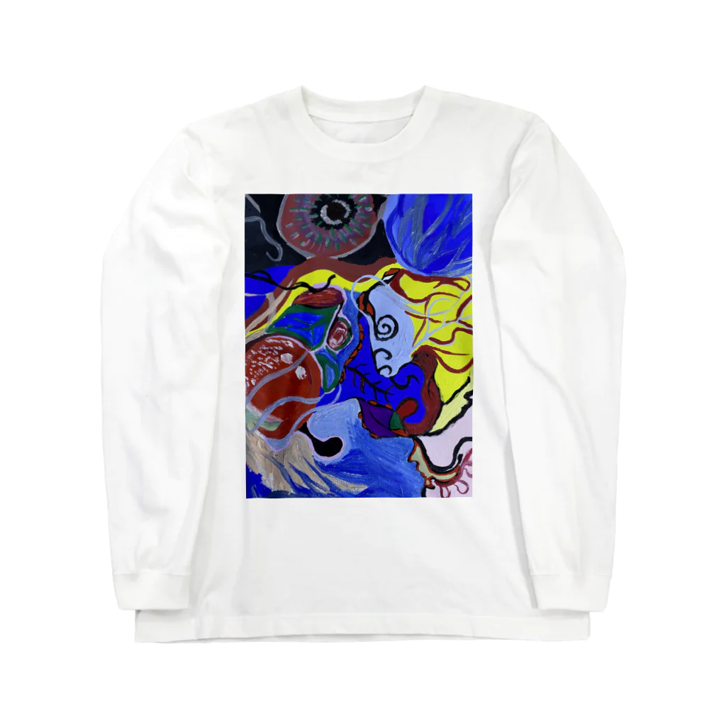 NIL の絵画風17 ロングスリーブTシャツ