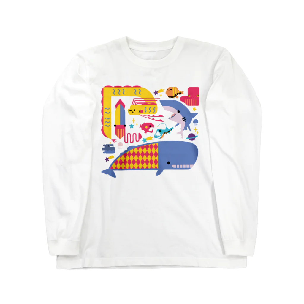 みなとまち層の海のトワイライトな生き物 Long Sleeve T-Shirt