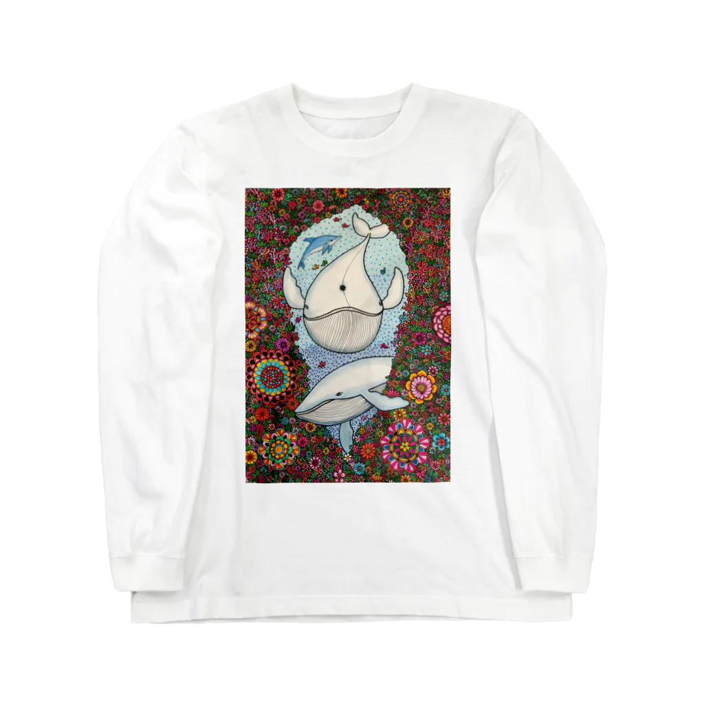 kouの落描き帳の白鯨 Long Sleeve T-Shirt