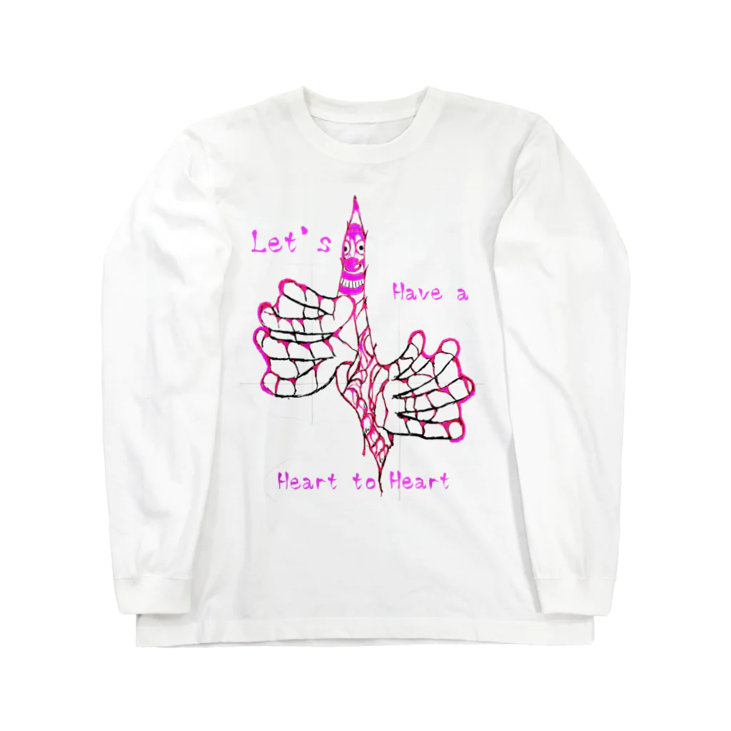 SASARiNS のHave a Heart to heart ロングスリーブTシャツ