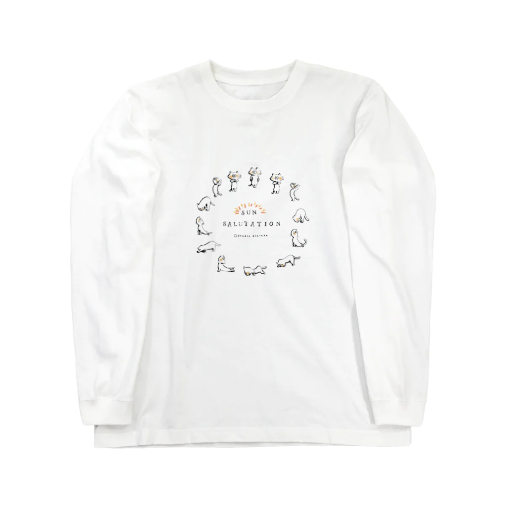 studio ulalakaのSUN-SALUTATION Long Sleeve T-Shirt