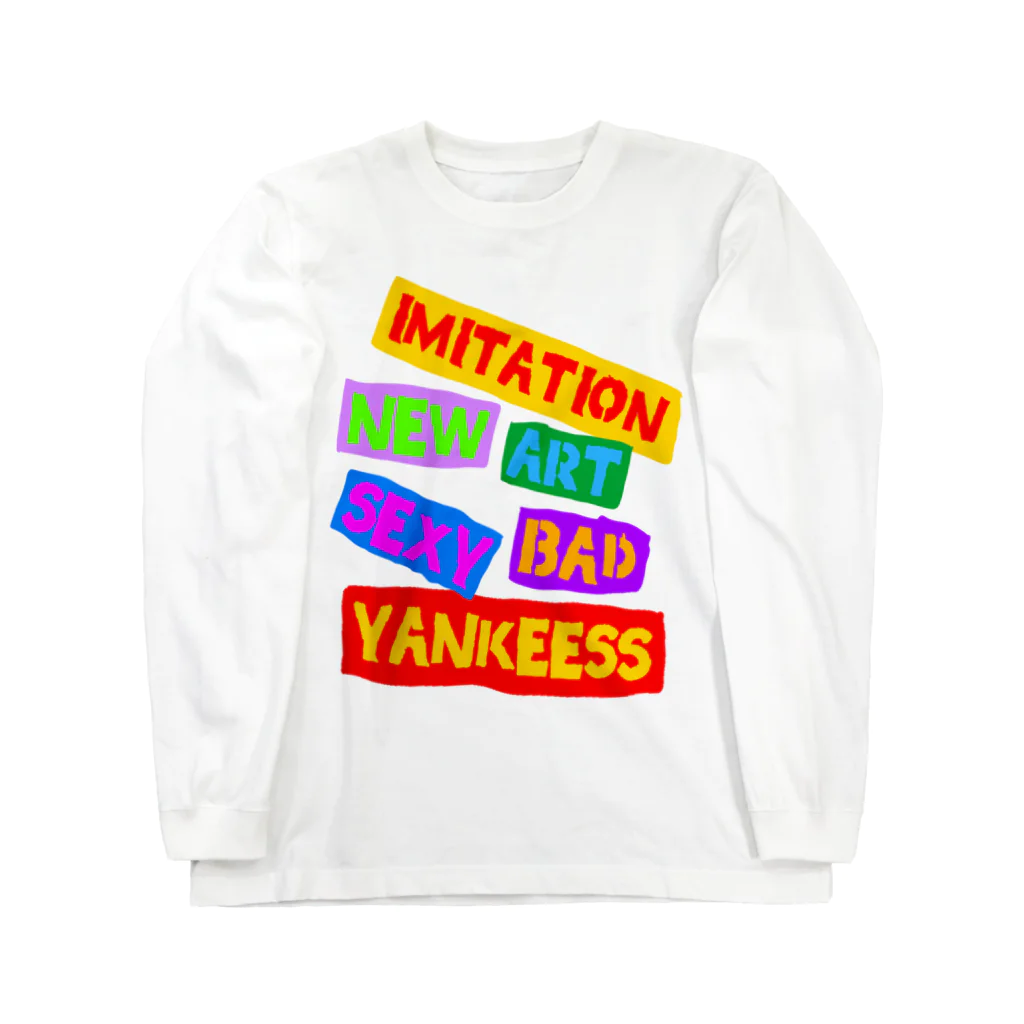 INASBY 髑髏毒郎のIMITATION NEW ART SEXY BAD YANKEESS ロングスリーブTシャツ