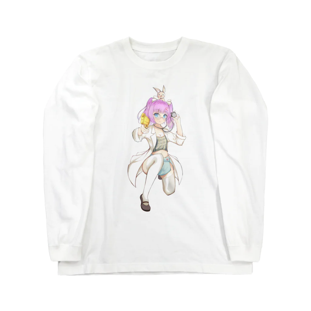 うさみみかおりん🐰🐰🐰毎日暇人Vtuberのusamimikaorin ロングスリーブTシャツ