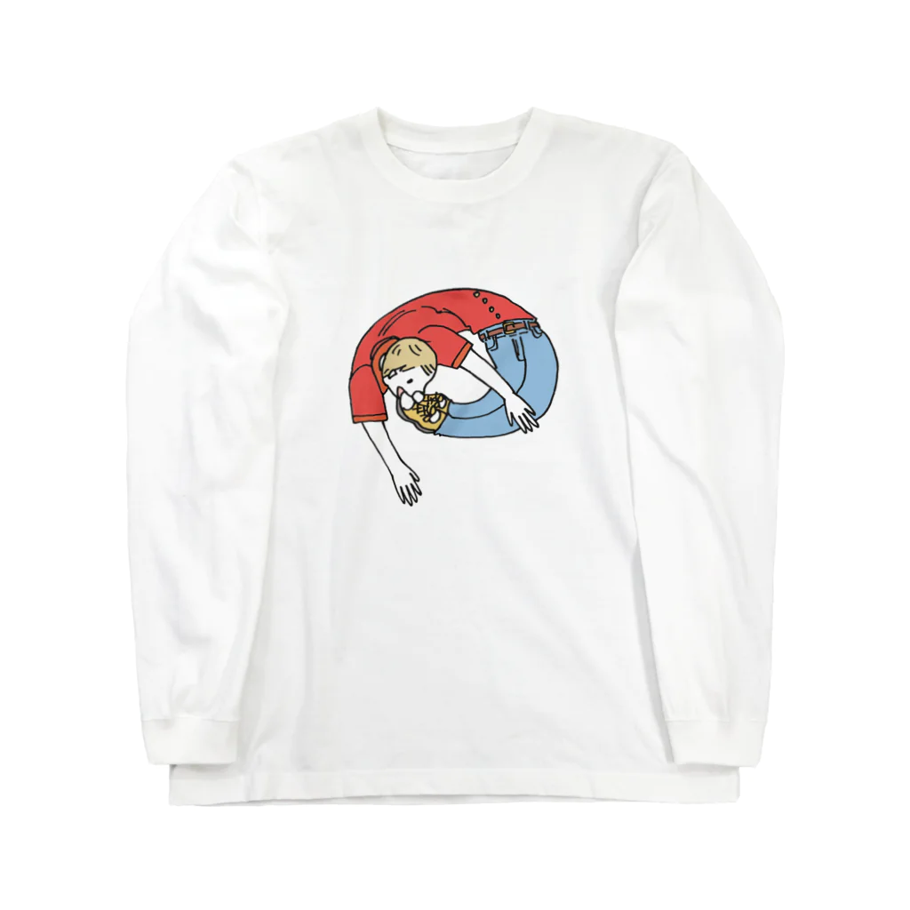 杜の魚のメビウスな人 Long Sleeve T-Shirt