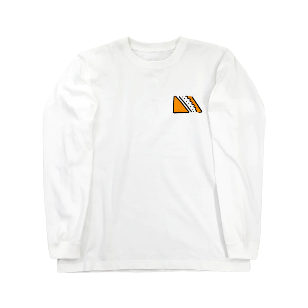 Lucky Wander Designのミニマルなサンド Long Sleeve T-Shirt