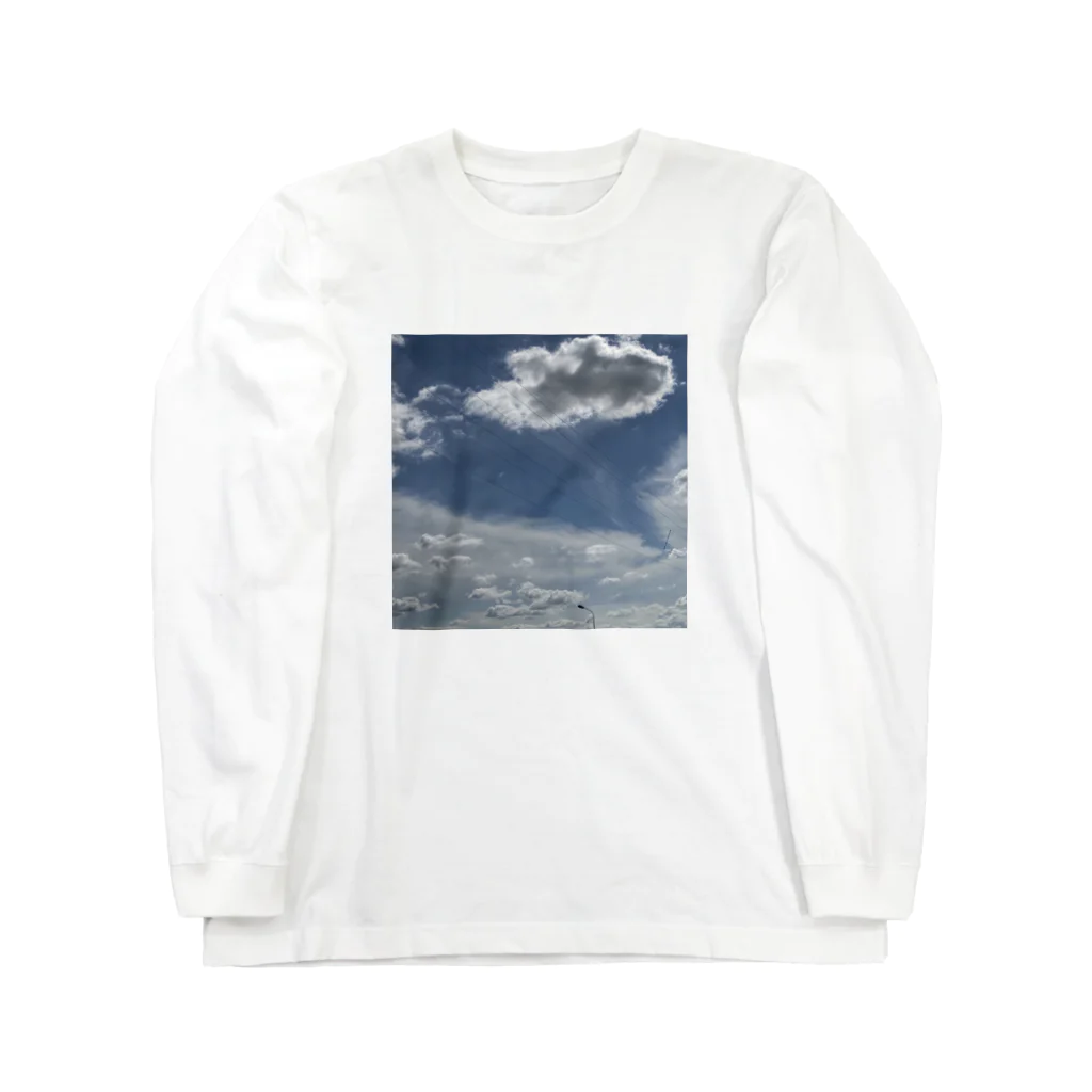 ありすの空と雲 ロングスリーブTシャツ