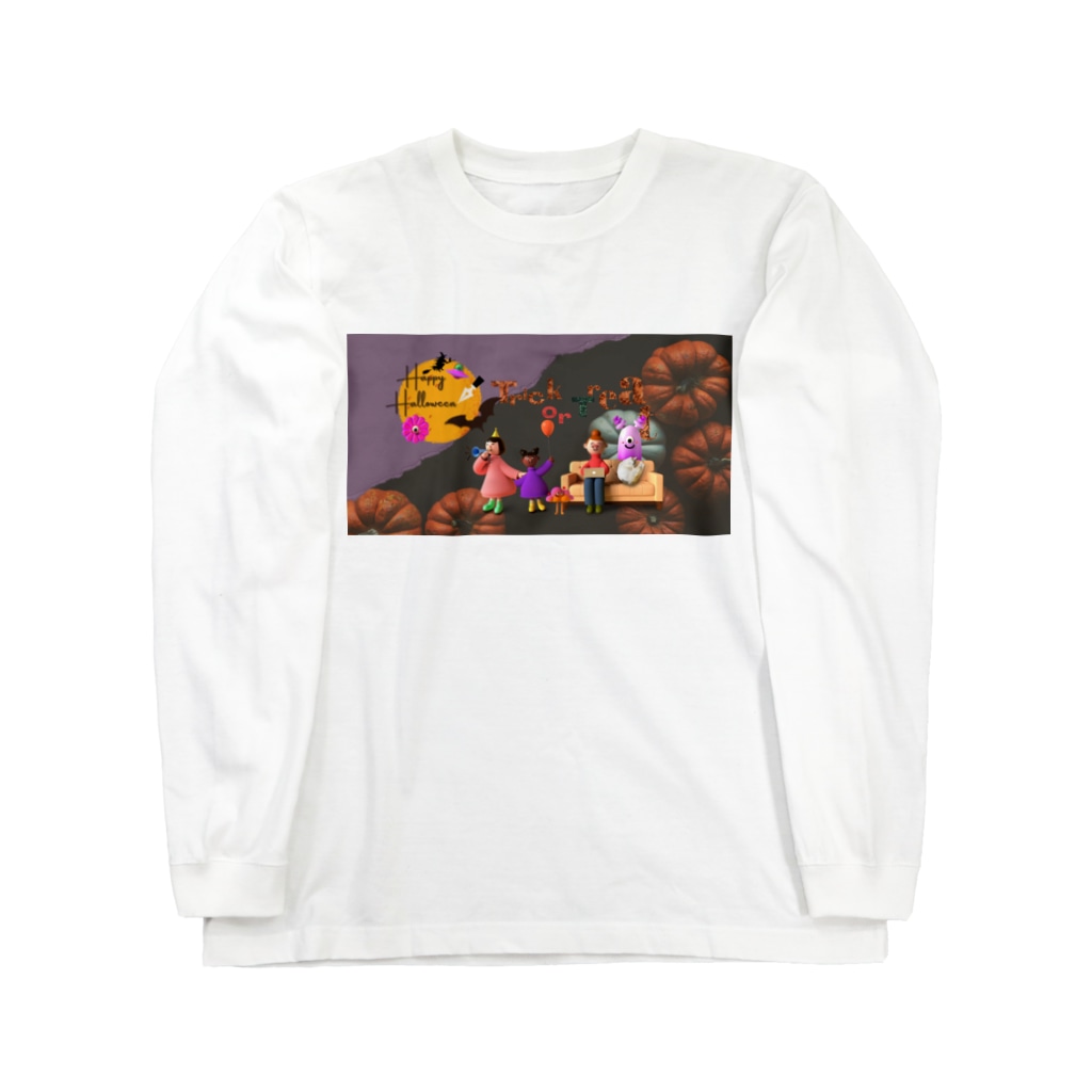 𝙈𝙊𝙈𝙊'𝙨 𝙎𝙝𝙤𝙥のHappy Halloween #05 Long Sleeve T-Shirt