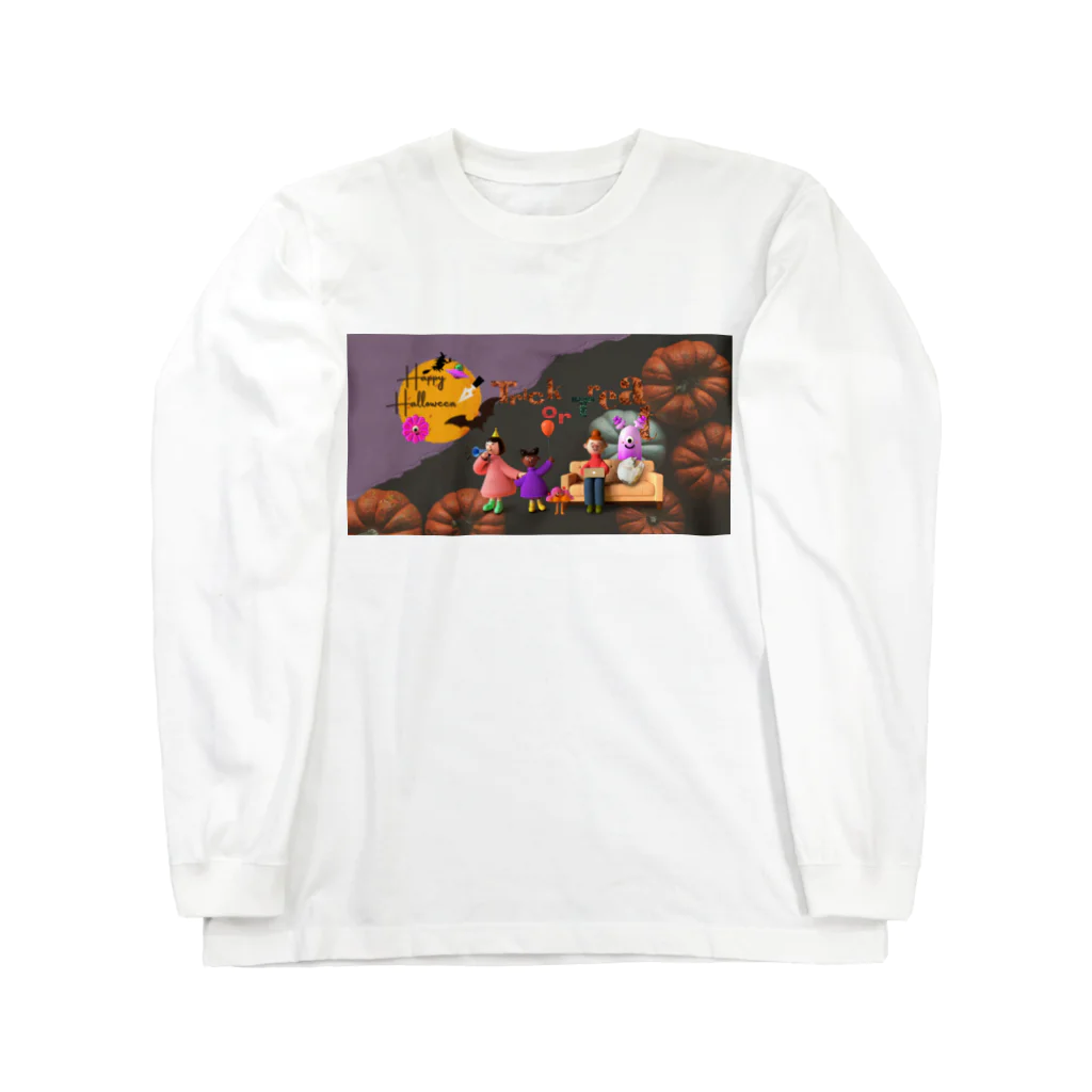 𝙈𝙊𝙈𝙊'𝙨 𝙎𝙝𝙤𝙥のHappy Halloween #05 Long Sleeve T-Shirt