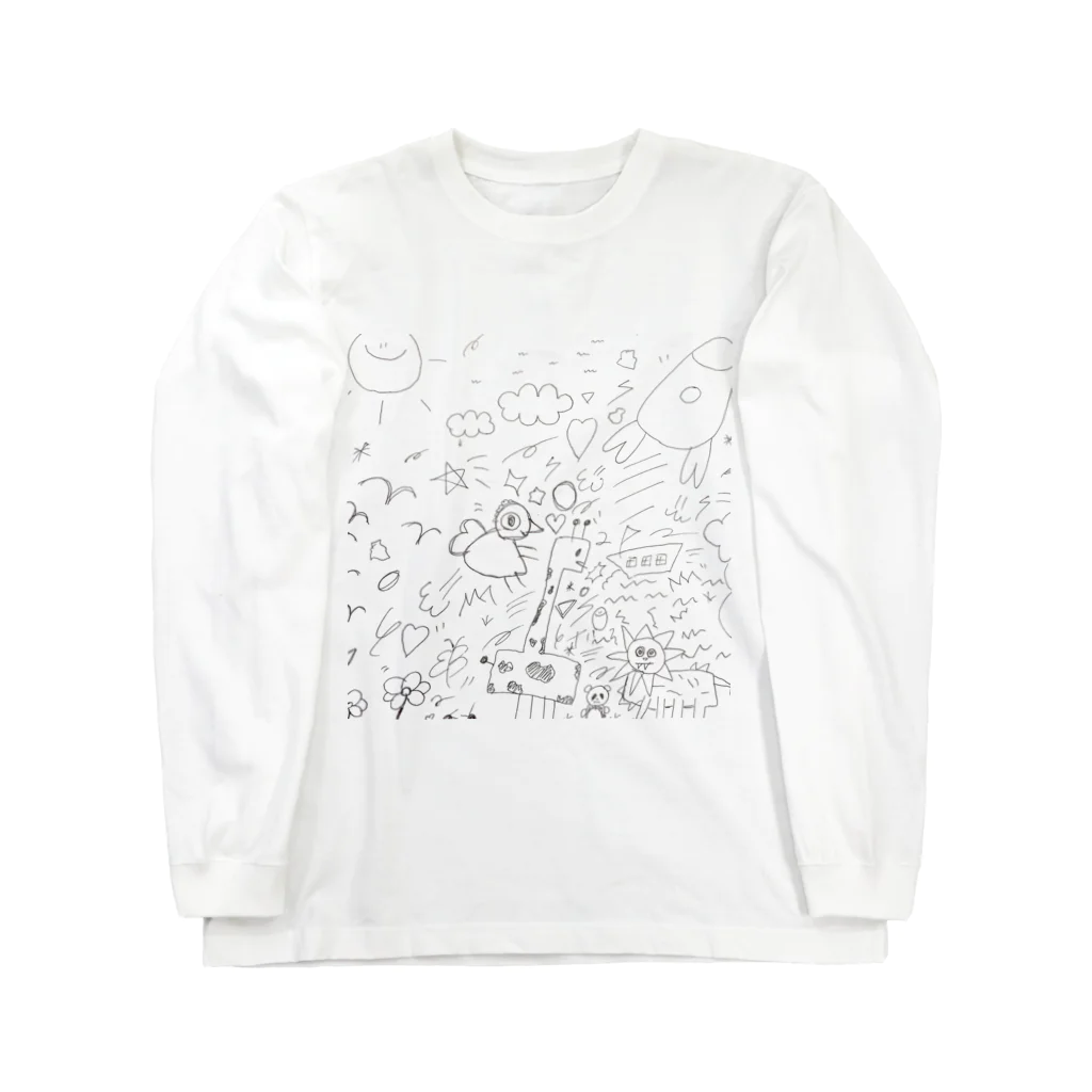 ひなたのなたのコお腹に集合 Long Sleeve T-Shirt