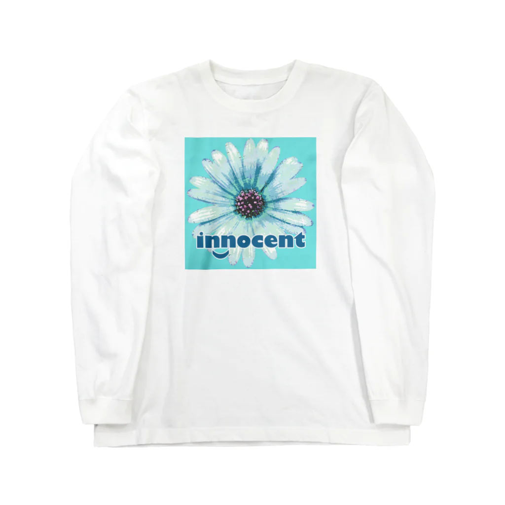 LilacGingerの花のロンT（innocent）SUZURI限定 ロングスリーブTシャツ