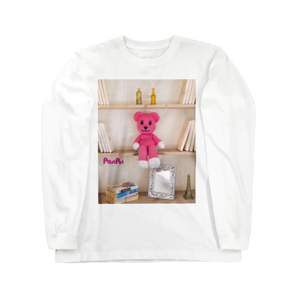 PostPet Official Shopのミニモモ_B Long Sleeve T-Shirt