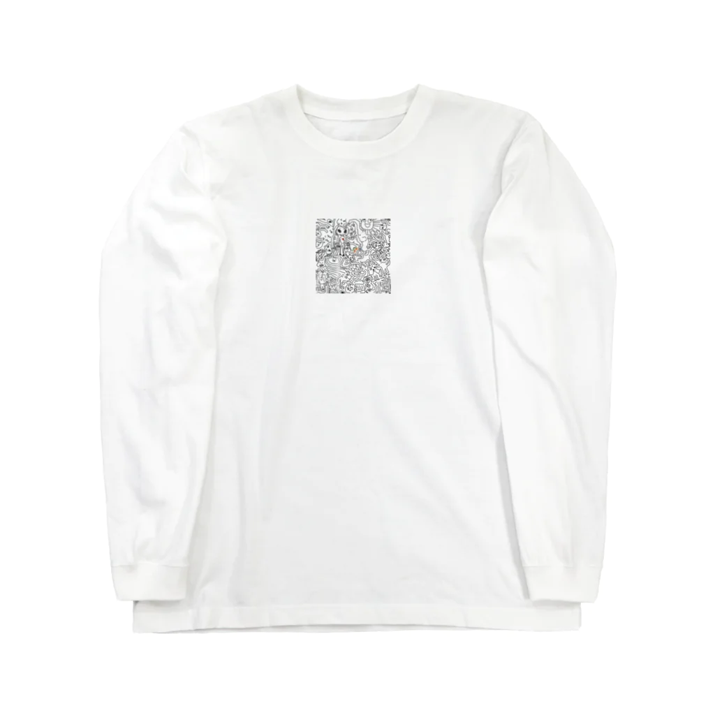 かぁすんの髑髏に花束 Long Sleeve T-Shirt