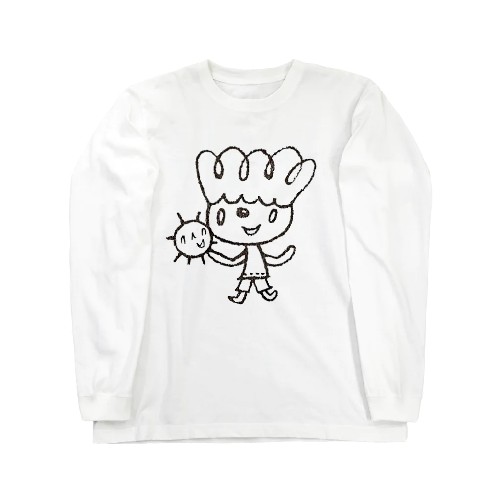 dailyworksのはっぱboy Long Sleeve T-Shirt