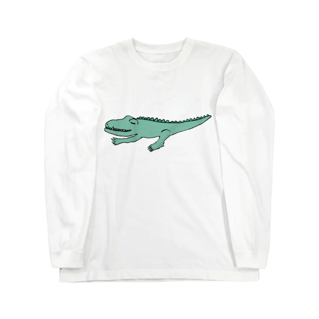 なまず店のワニ Long Sleeve T-Shirt