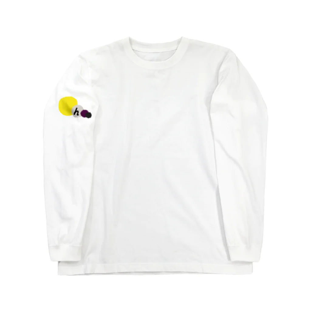 Creamsoda SHOPのイニシャル-H Long Sleeve T-Shirt