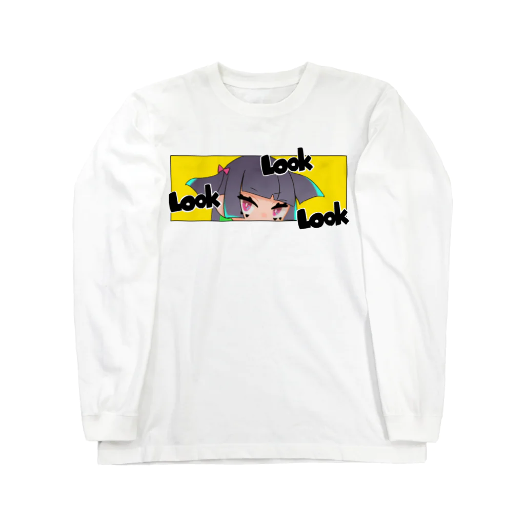 まるばっ店のLookLookLook Long Sleeve T-Shirt