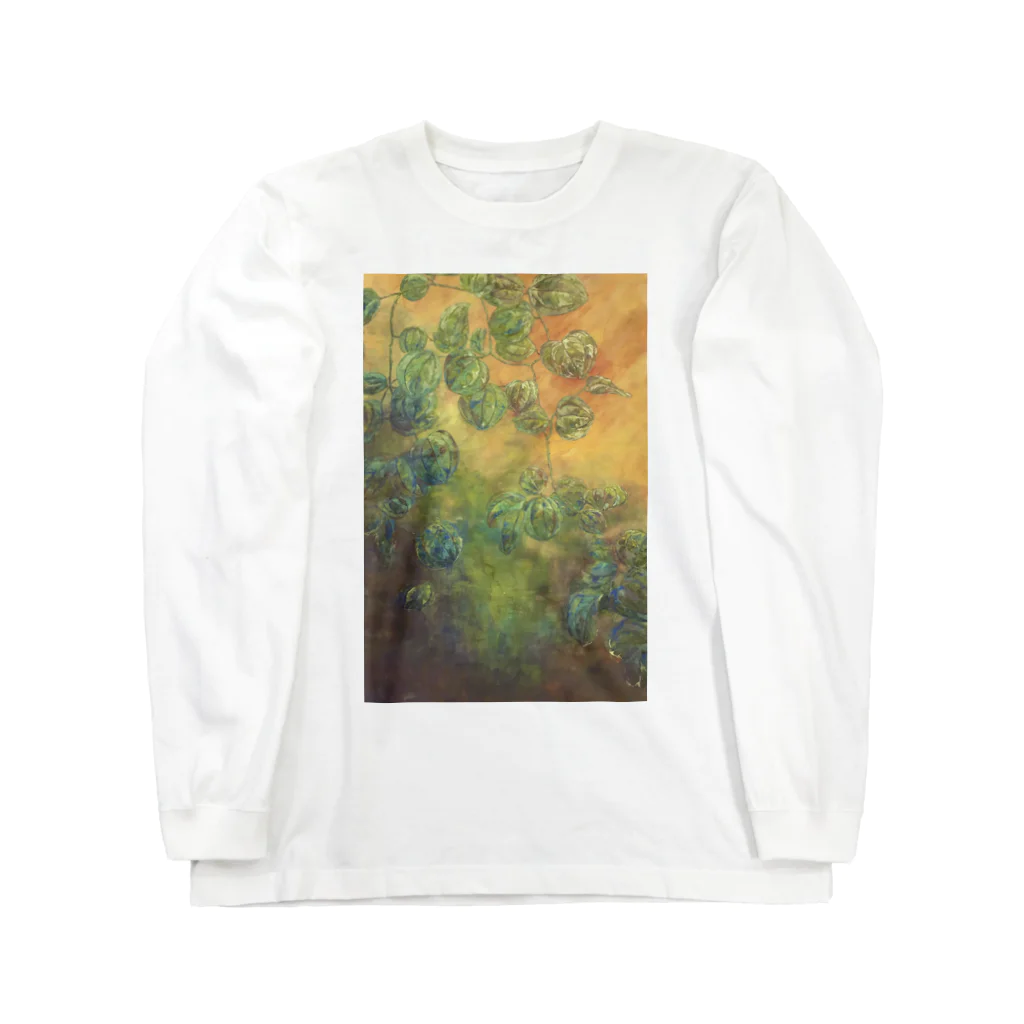 あんずの草花写生 サンキライ Long Sleeve T-Shirt