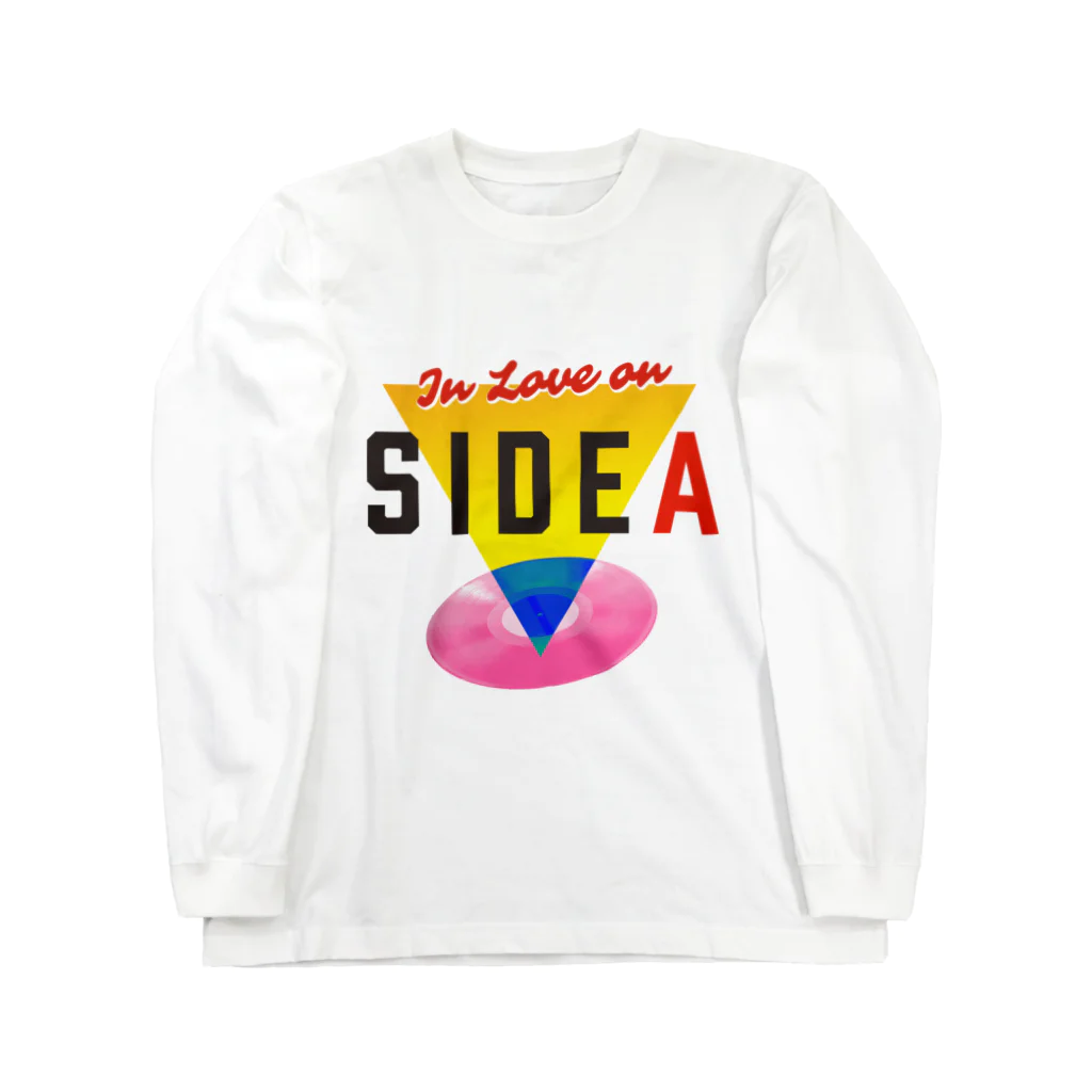 studio606 グッズショップのIn Love on SIDE A Long Sleeve T-Shirt