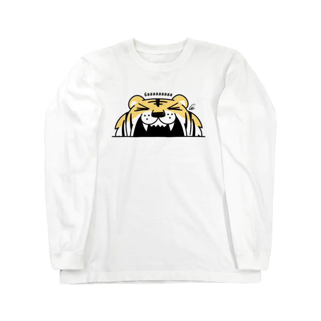 イラスト MONYAAT のトラがガーーーーーーッ！でかっA Long Sleeve T-Shirt