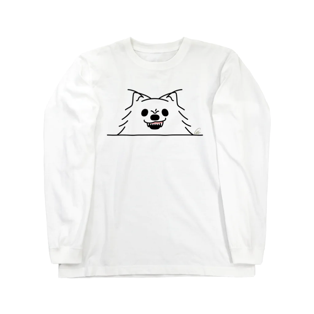 イラスト MONYAAT のポメラニアンっ！*しかも怒っ！ Long Sleeve T-Shirt