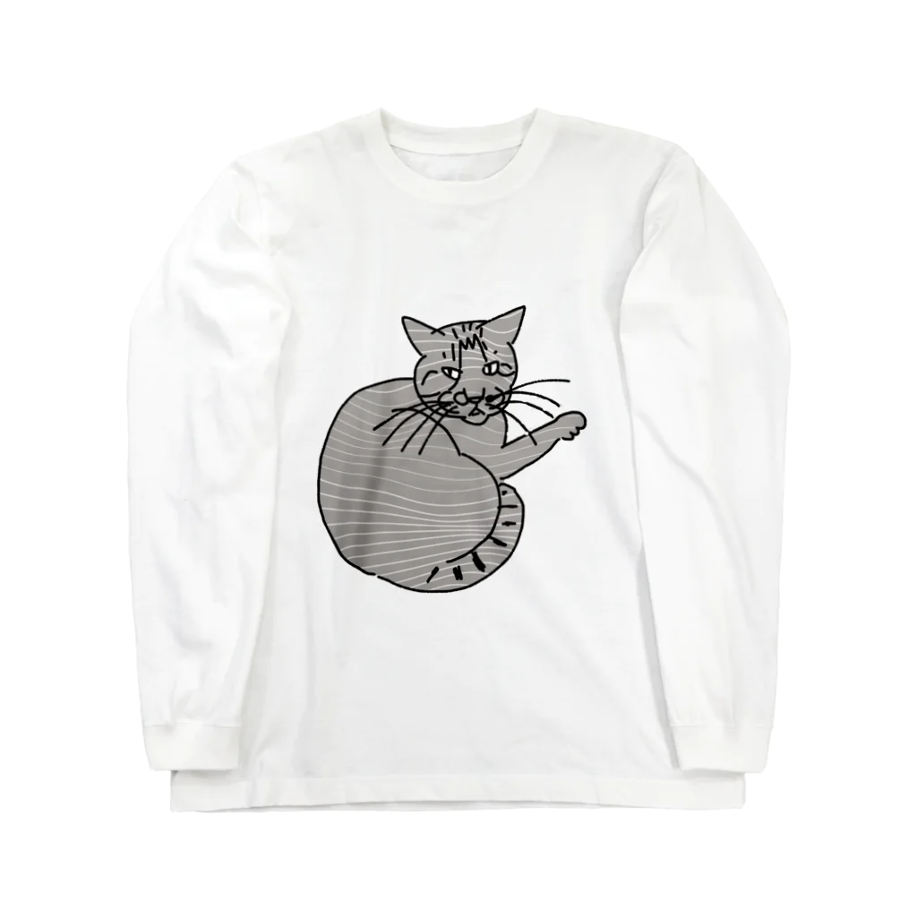 ホゴネコ   NEKOKOKORO のやまちゃんですねん Long Sleeve T-Shirt