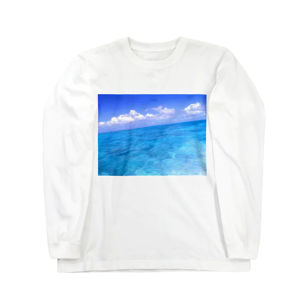 LIKE A ROLLING BALLの果てしない海の色 Long Sleeve T-Shirt