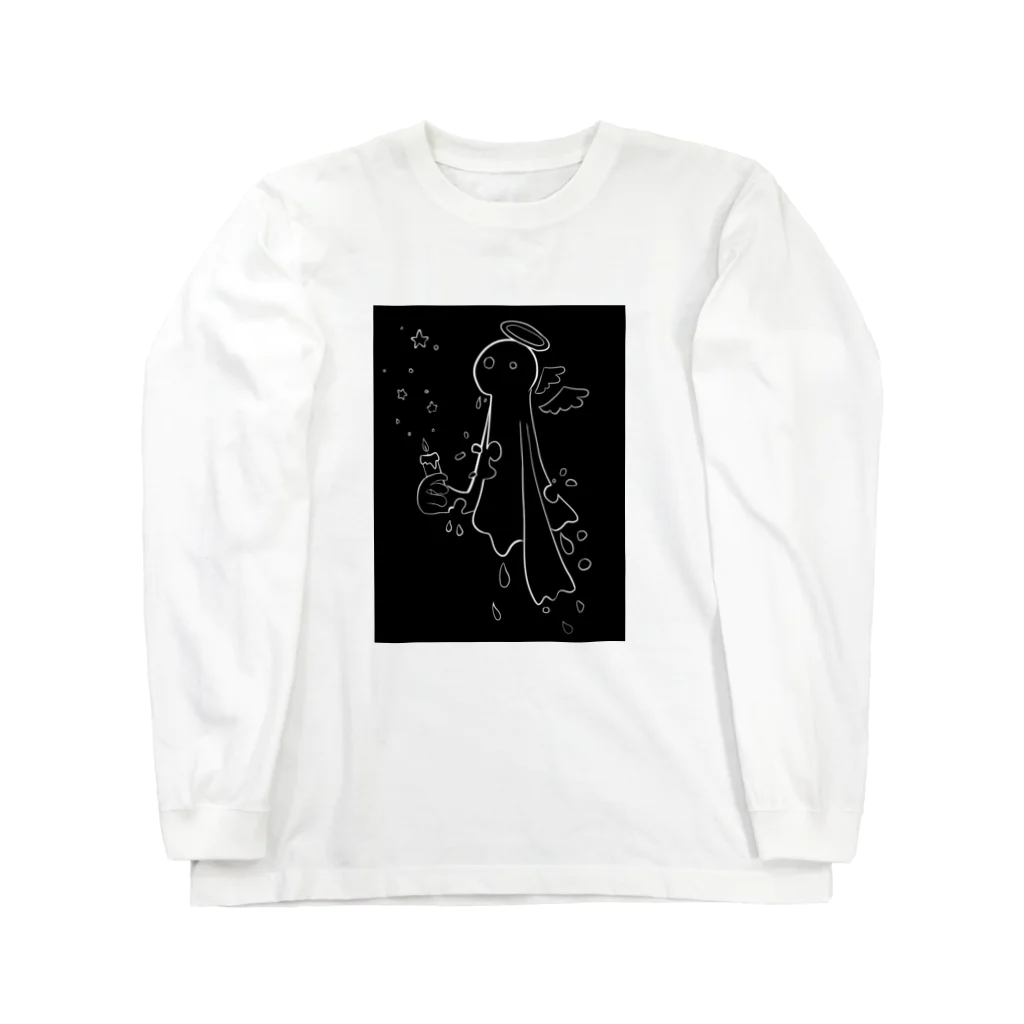 lapis collectionのキャンドルのおばけ Long Sleeve T-Shirt