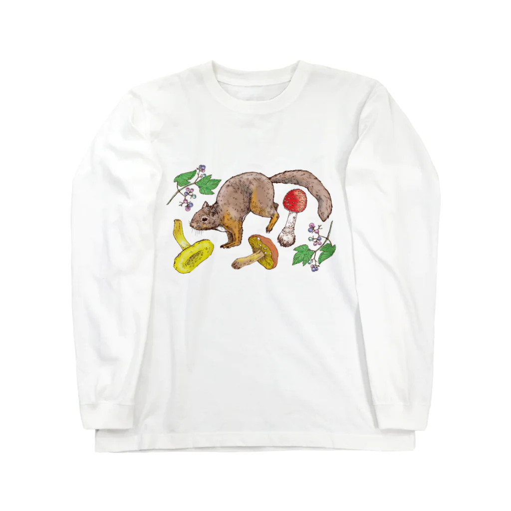 nemunoki paper itemの実りの森深く Long Sleeve T-Shirt