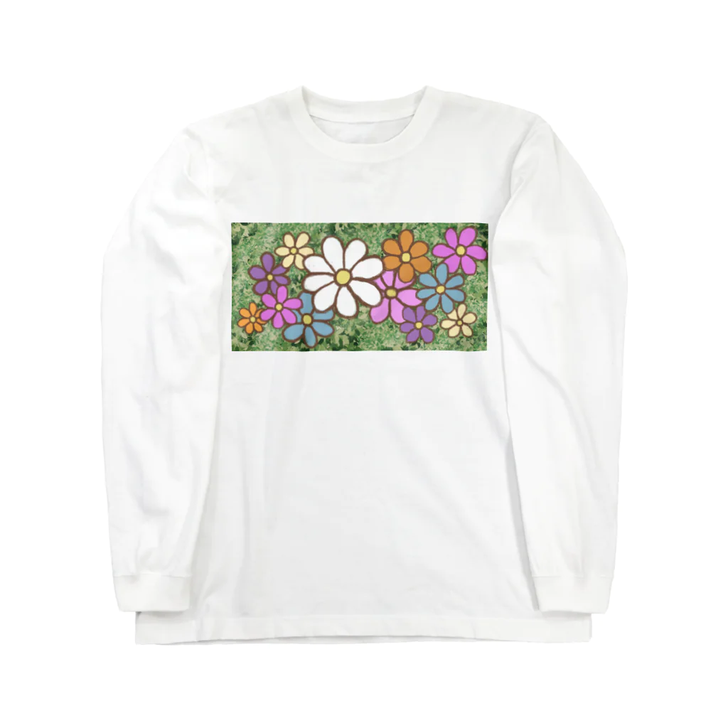 Tender time for Osyatoの手描きのお花 Long Sleeve T-Shirt