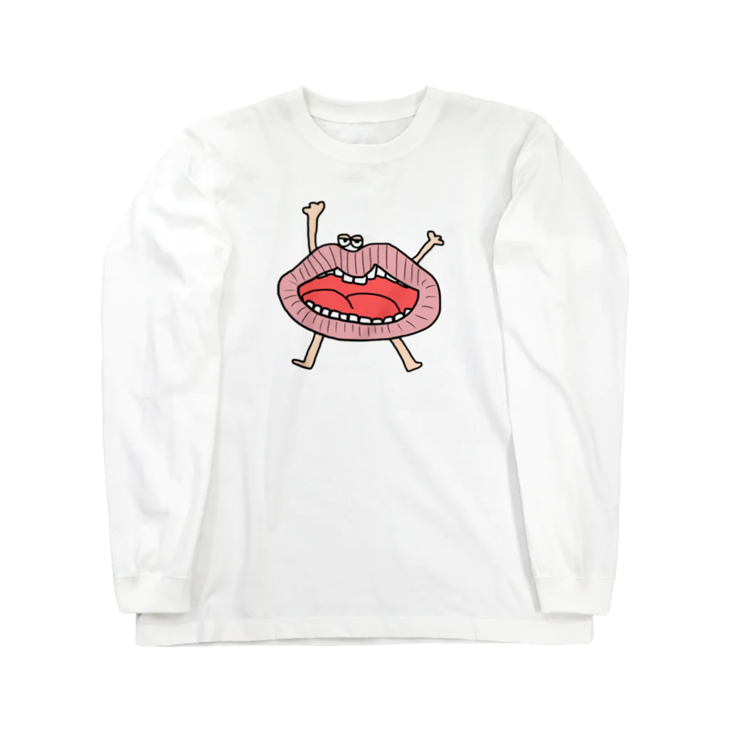 tekitoboyのくちびる怪人👄 ロングスリーブTシャツ