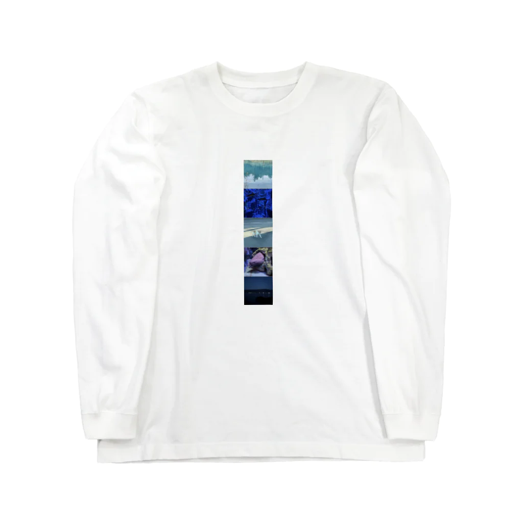 Rice Cube Dominoの青い場面 Long Sleeve T-Shirt