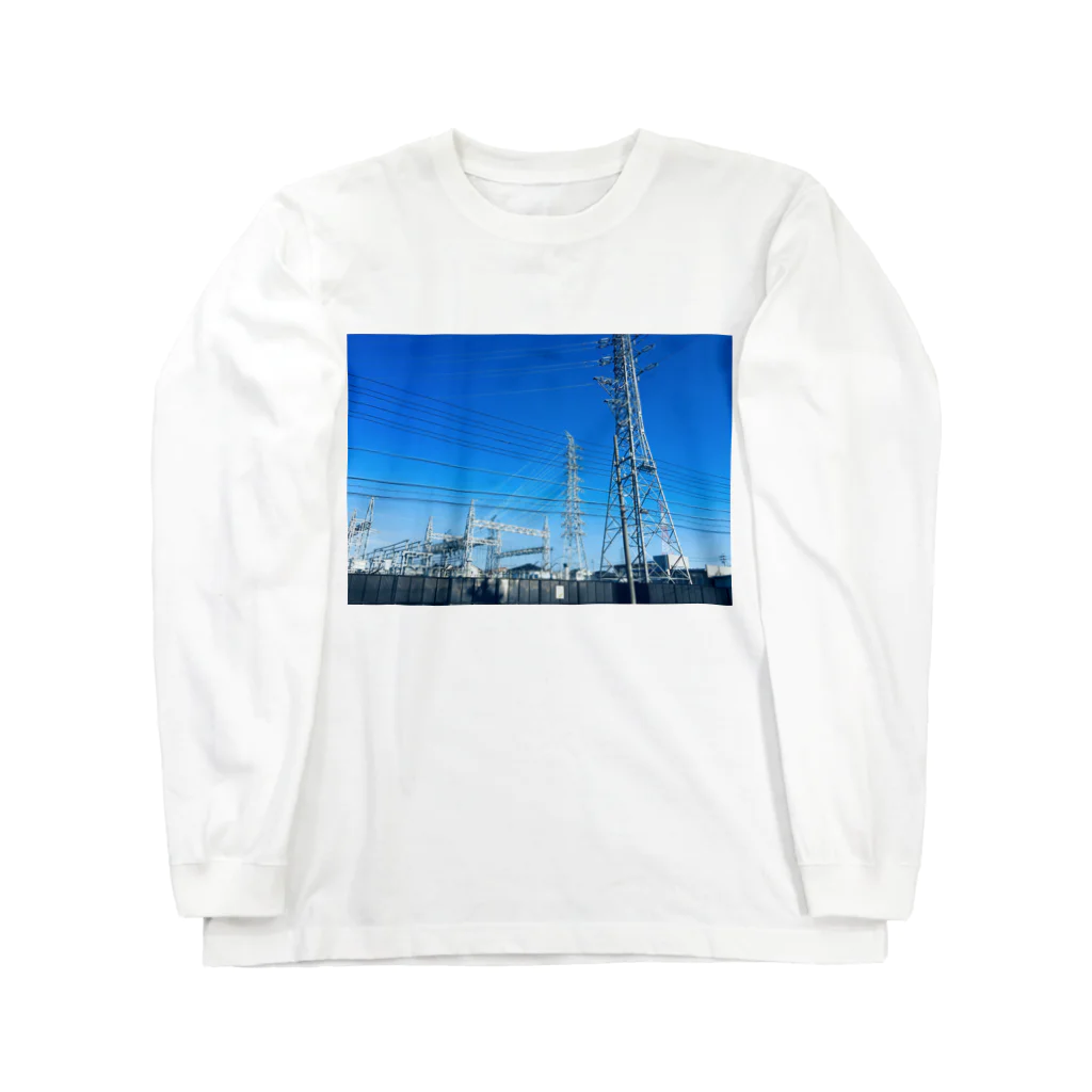 さくらもちの無機質と空 Long Sleeve T-Shirt