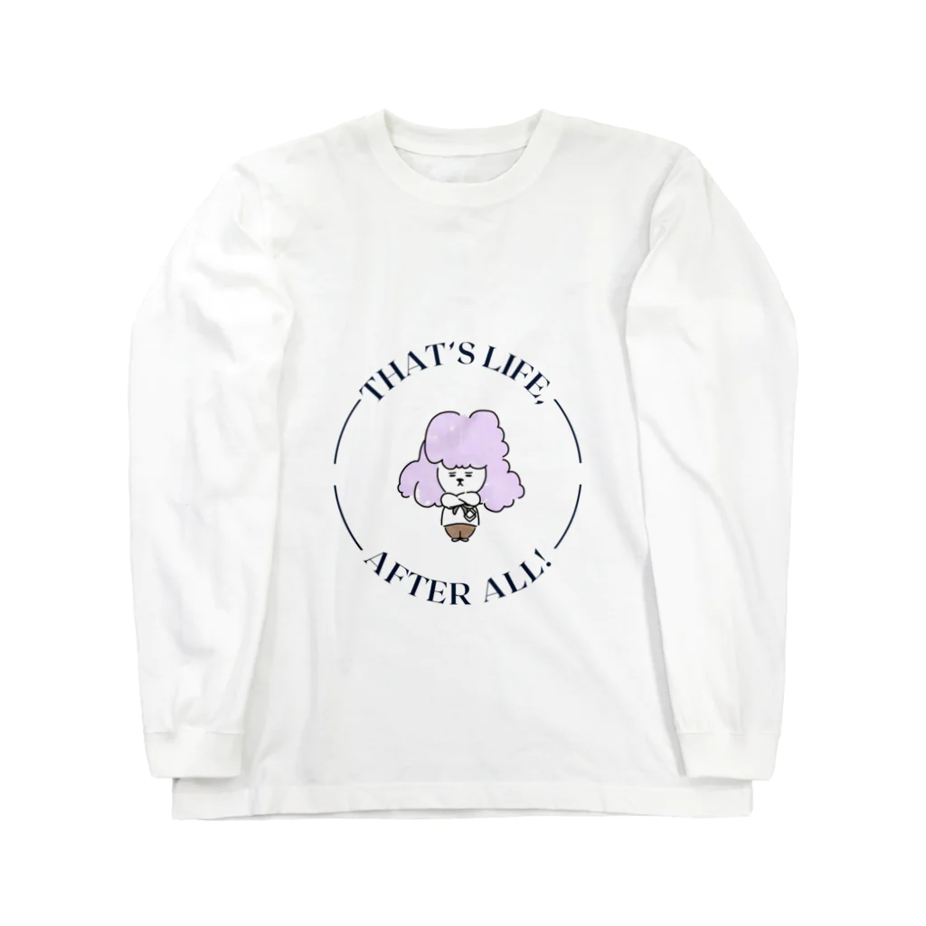 シルエットshopのシールちゃん文字Design Long Sleeve T-Shirt