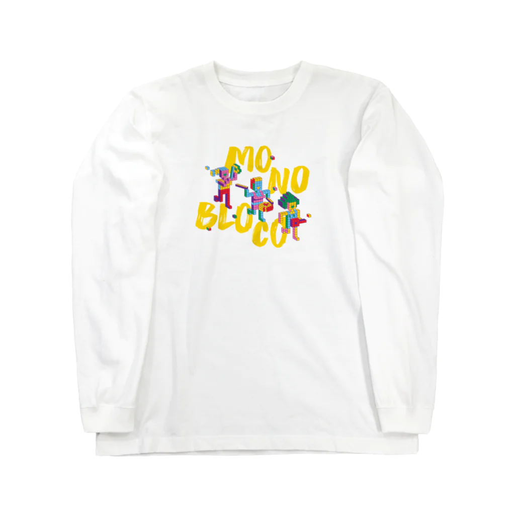 MONOBLOCO Japanのモノブロコ(MONOBLOCO)のロボットキャラクター達のロングスリーブTシャツ Long Sleeve T-Shirt