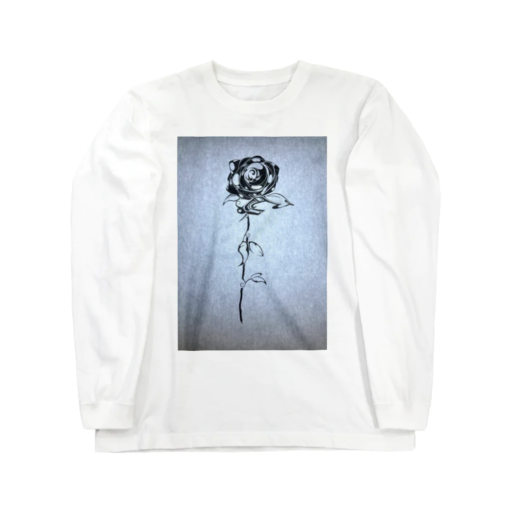 BRICK【ブリック】の薔薇バラ Long Sleeve T-Shirt