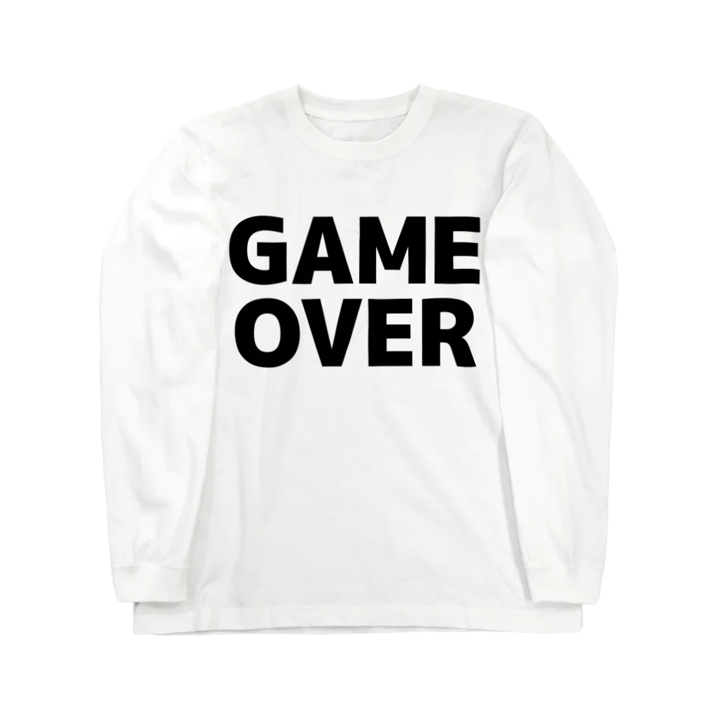 TOKYO LOGOSHOP 東京ロゴショップのGAMEOVER-ゲームオーバー- ロングスリーブTシャツ