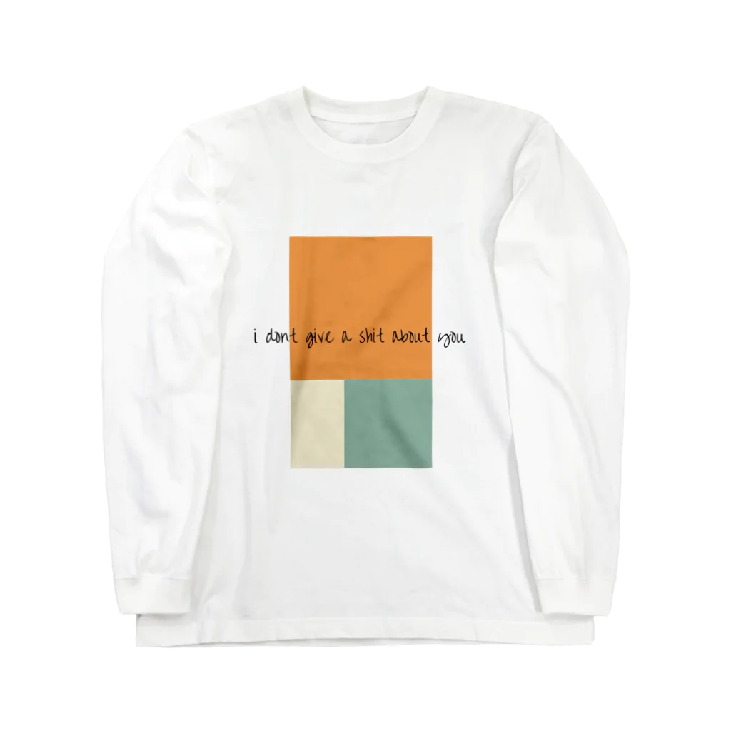 blankのiDontGiveAShitAboutYou ロングスリーブTシャツ