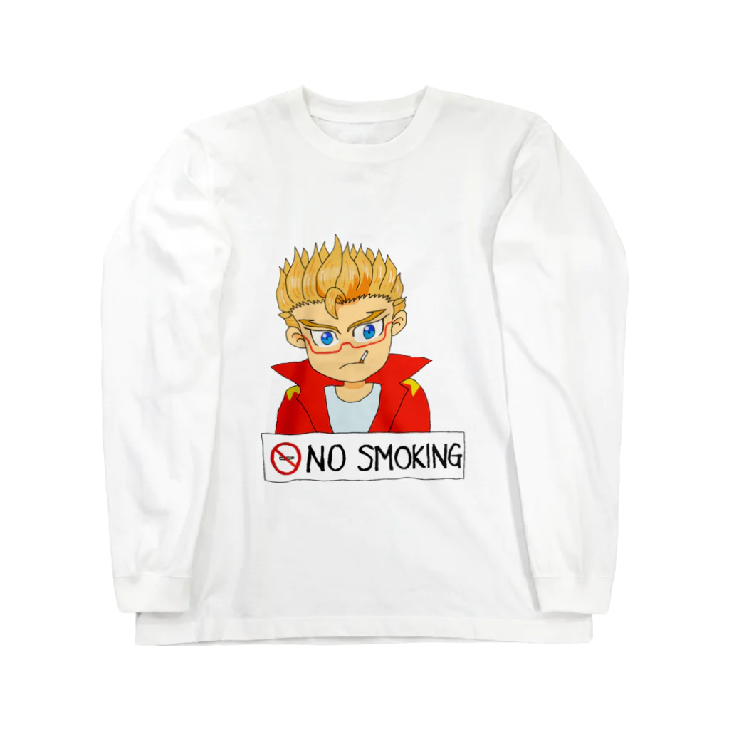 ☆KEN☆@メンヘラのNO SMOKING!!! ロングスリーブTシャツ