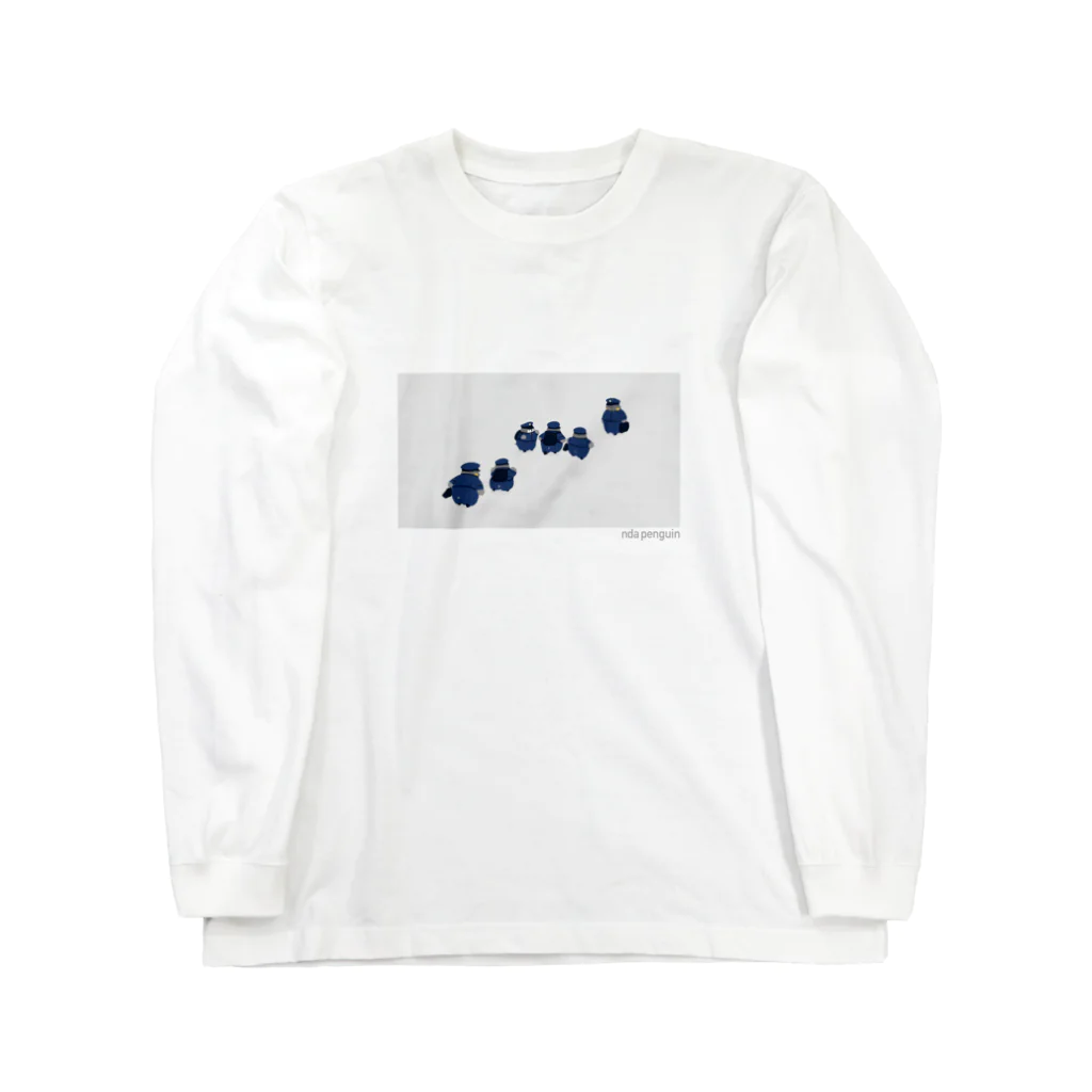 防大ペンギンの引率外出ペンギン Long Sleeve T-Shirt